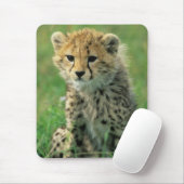 Fuzzy Cheetah Cub Mousepad (Mit Mouse)