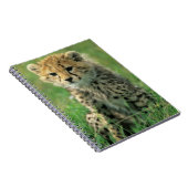 Fuzzy Cheetah Cub Notizblock (Rechte Seite)