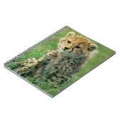 Fuzzy Cheetah Cub Notizblock (Linke Seite)