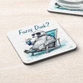 Fuzzy Duck Getränkeuntersetzer (Linke Seite)