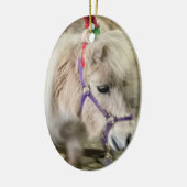 Fuzzy Elf Horse Weihnachtsschmuck (Links)
