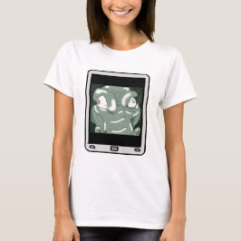 Fuzzy Express® Alligator Selfie Frau T-Shirt