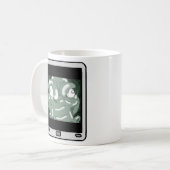 Fuzzy Express® Alligator Selfie-Tasse Kaffeetasse (Vorderseite Links)