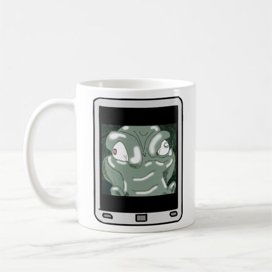 Fuzzy Express® Alligator Selfie-Tasse Kaffeetasse (Links)