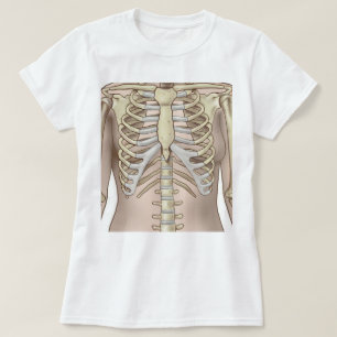 Fuzzy Express® Anatomie des Skeletts von Frauen T-Shirt