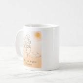 Fuzzy Express® Angel Cat Kaffeetasse (Vorderseite Links)