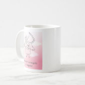 Fuzzy Express® Angel Dog Kaffeetasse (Vorderseite Links)