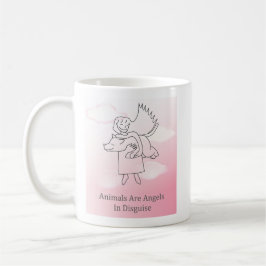 Fuzzy Express® Angel Dog Kaffeetasse