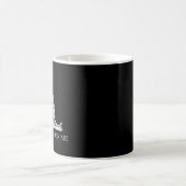 Fuzzy Express® Classic Gadsden Flag Schwarz Kaffeetasse (Mittel)
