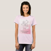 Fuzzy Express® Engel Dog Pink T-Shirt (Vorne ganz)