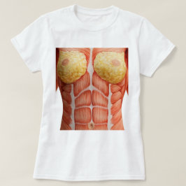Fuzzy Express® Frauenmuskelanatomie W T-Shirt