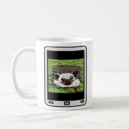 Fuzzy Express® Igel Selfie-Tasse Kaffeetasse