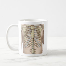 Fuzzy Express® Männliche Skelettanatomie Kaffeetasse