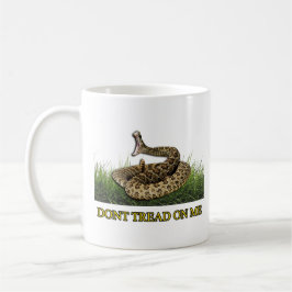 Fuzzy Express® Modern Gadsden Flag Weiß Kaffeetasse