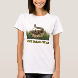 Fuzzy Express® Modern Gadsden Flag Weiße Frau T-Shirt