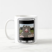 Fuzzy Express® Mole Selfie-Tasse Kaffeetasse (Links)