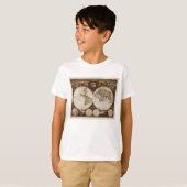 Fuzzy Express® Old Map #4 Kid T-Shirt (Vorne ganz)