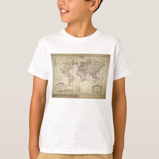 Fuzzy Express® Old Map #5 Kid T-Shirt (Vorderseite)