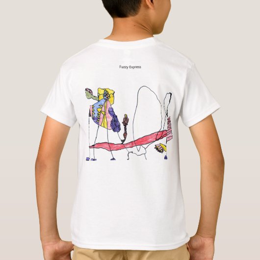 Fuzzy Express® Ops Gzilla Test 2 Angles Kind T-Shirt (Rückseite)