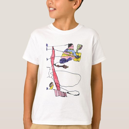 Fuzzy Express® Ops Gzilla Test 2 Angles Kind T-Shirt (Vorderseite)