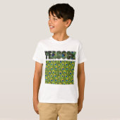 Fuzzy Express® Peacock Animal Print Kid T-Shirt (Vorne ganz)