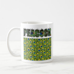 Fuzzy Express® Pfauentierwerbung Kaffeetasse