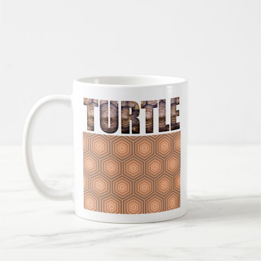 Fuzzy Express® Schildkrötenwerbung Kaffeetasse (Links)