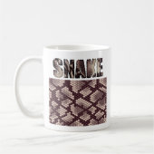 Fuzzy Express® Schlangentierwerbung Kaffeetasse (Links)