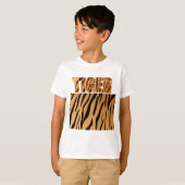 Fuzzy Express® Tiger Animal Print T-Shirt (Vorne ganz)