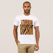 Fuzzy Express® Tiger Animal Print T-Shirt (Vorne ganz)