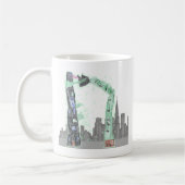 Fuzzy Express® Ultra-Wurm Gzilla Rhino Kaffeetasse (Links)