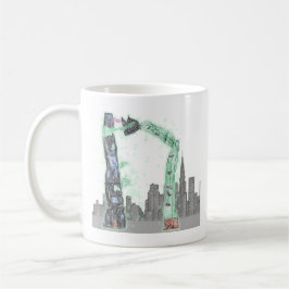 Fuzzy Express® Ultra-Wurm Gzilla Rhino Kaffeetasse