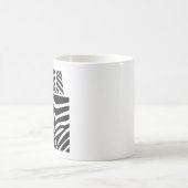 Fuzzy Express® Zebra Animal Print Kaffeetasse (Mittel)