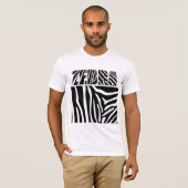 Fuzzy Express® Zebra Animal Print T-Shirt (Vorne ganz)