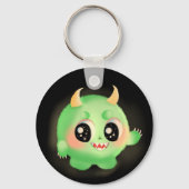 Fuzzy Friendly Monster Kreatur Schlüsselanhänger (Vorderseite)