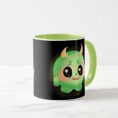 Fuzzy Friendly Monster Kreatur Tasse (VorderseiteRechts)