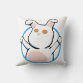 Fuzzy Hintern - Absturz hier Kissen (Rückseite)