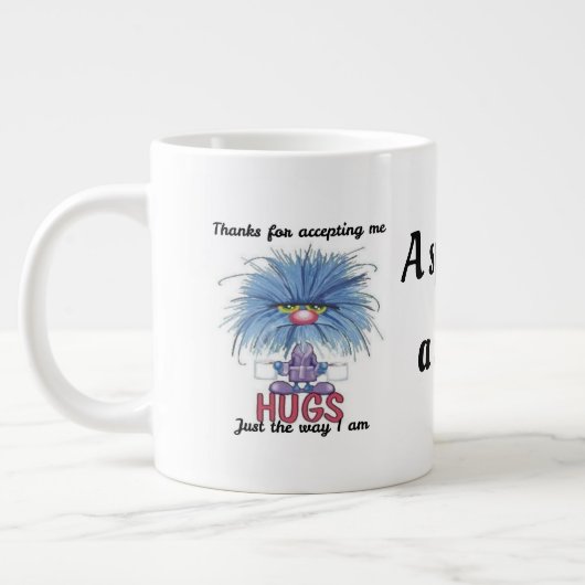 Fuzzy Hugs Kaffeetasse 20 oz Jumbo-Tasse (Links)