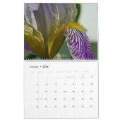 Fuzzy Iris Beards Blume Fotokalender Kalender (Jan 2026)
