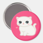 Fuzzy Little Ding Magnet (Vorderseite/Rückseite)