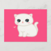 Fuzzy Little Ding Postkarte (Vorderseite)