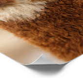 Fuzzy Llama Poster (Ecke)