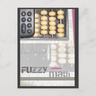 Fuzzy Math Postkarte