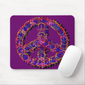 Fuzzy Peace Mousepad (Mit Mouse)