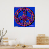 Fuzzy Peace Poster (Küche)