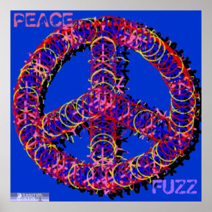 Fuzzy Peace Poster