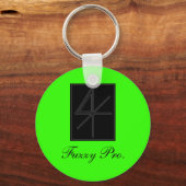 Fuzzy Pro. Schlüsselanhänger (Vorderseite)