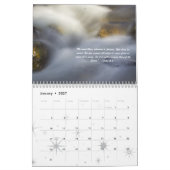 Fuzzy Water Scripture Calendar 2014 Kalender (Jan 2027)