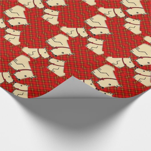 Fuzzy Wuzzy Scottish Guard Geschenkpapier (Ecke)