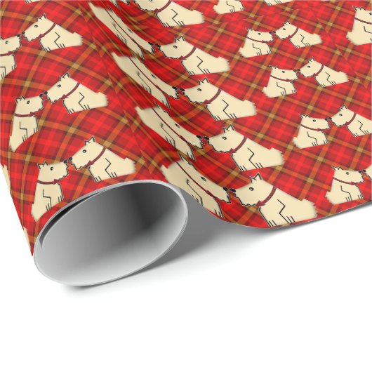 Fuzzy Wuzzy Scottish Guard Mini Geschenkpapier (Rolleneckpunkt)